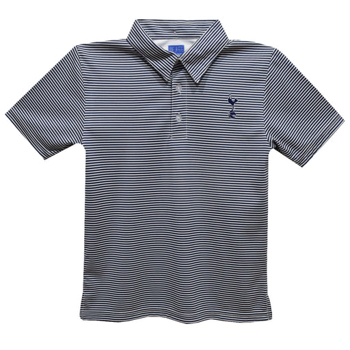 Tottenham Hotspur Vive La Fete Pencil Stripe Polo - Navy