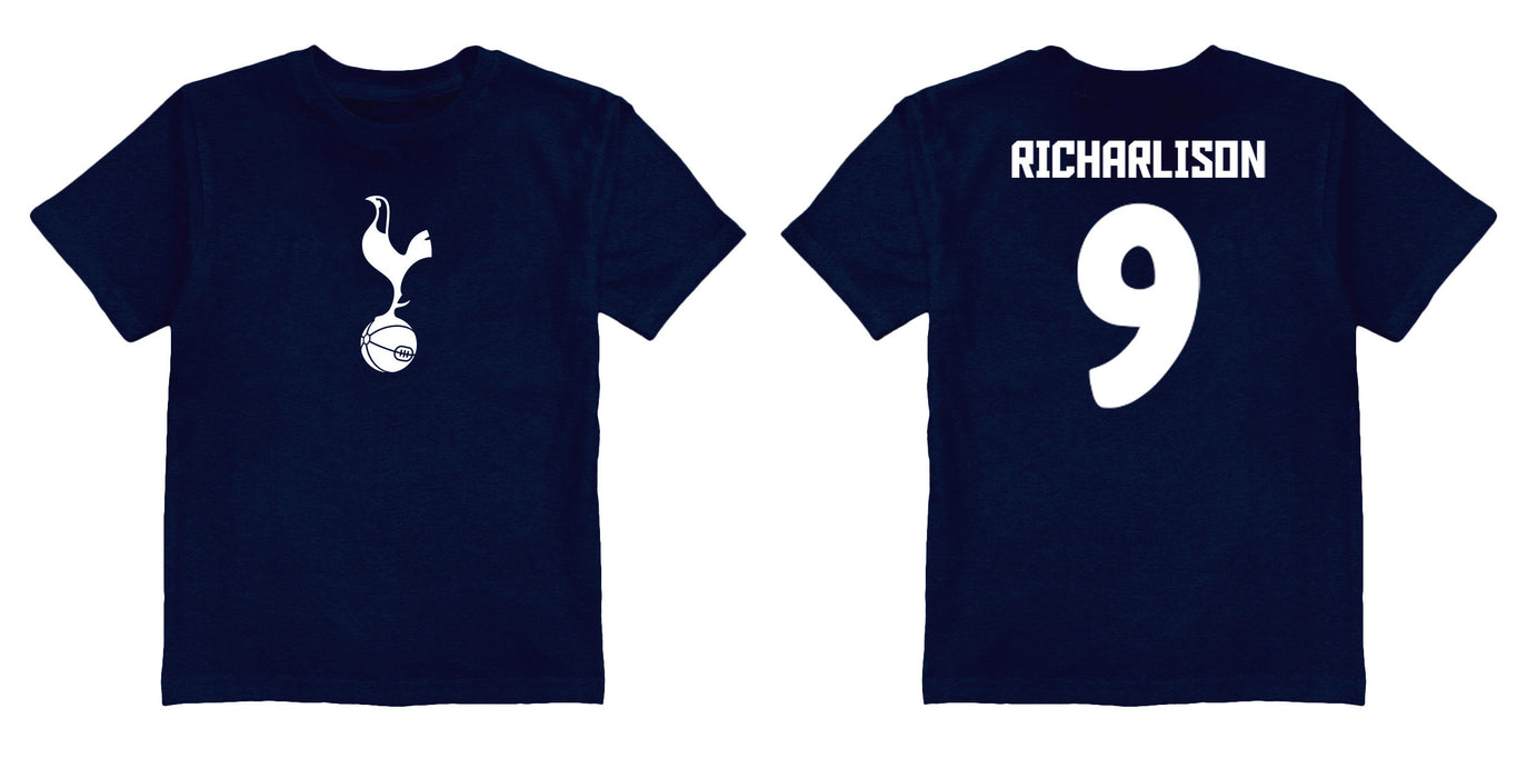 Tottenham Hotspur Impressions Artwork Navy Youth Cotton T-Shirt - Vive La Fête - Online Apparel Store