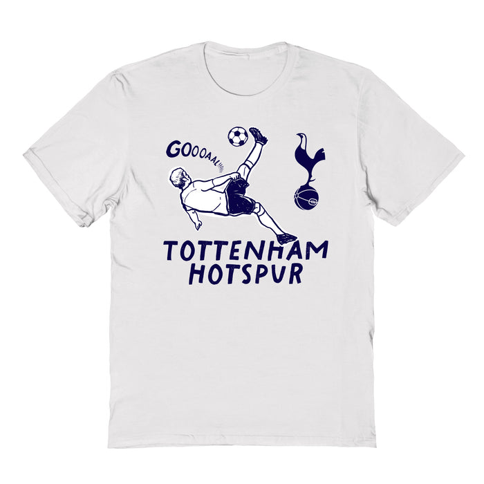 Tottenham Hotspur Impressions Artwork White Youth Cotton T-Shirt