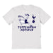 Tottenham Hotspur Impressions Artwork White Youth Cotton T-Shirt