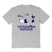 Tottenham Hotspur Impressions Artwork Grey Youth Cotton T-Shirt