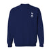 Tottenham Hotspur Impressions Artwork Women Navy Cotton Fleece Long Sleeve Crew Neck