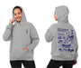 Tottenham Hotspur Impressions Artwork Women Cotton Fleece Long Sleeve Hoodie - Vive La Fête - Online Apparel Store