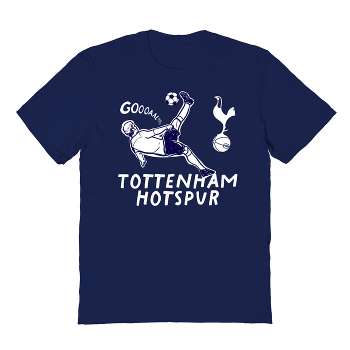 Tottenham Hotspur Womens Navy Cotton Tshirt
