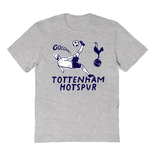 Tottenham Hotspur Womens Grey Cotton Tshirt
