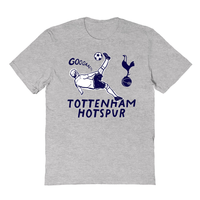 Tottenham Hotspur Womens Grey Cotton Tshirt