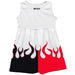 Talladega Superspeedway NASCAR Flames Tank Dress White - Vive La Fête - Online Apparel Store