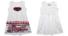 Talladega Superspeedway NASCAR Abstract shapes Tank Dress White - Vive La Fête - Online Apparel Store