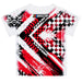 Talladega Superspeedway NASCAR Abstract Kids T-Shirt White - Vive La Fête - Online Apparel Store
