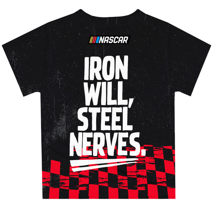 TTalladega Superspeedway NASCAR Grunge Black and Seal Grid Black - Vive La Fête - Online Apparel Store
