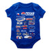 NASCAR Texas Cotton Short Sleeve Bodysuit Impressions Artwork Royal