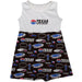 NASCAR Texas Repeat Print Impressions Sleeveless Tank Dress Black