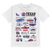 NASCAR Texas Impressions Artwork Youth Cotton T-Shirt White