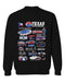 NASCAR Texas Womens Cotton Crewneck Pullover Sweatshirt Black