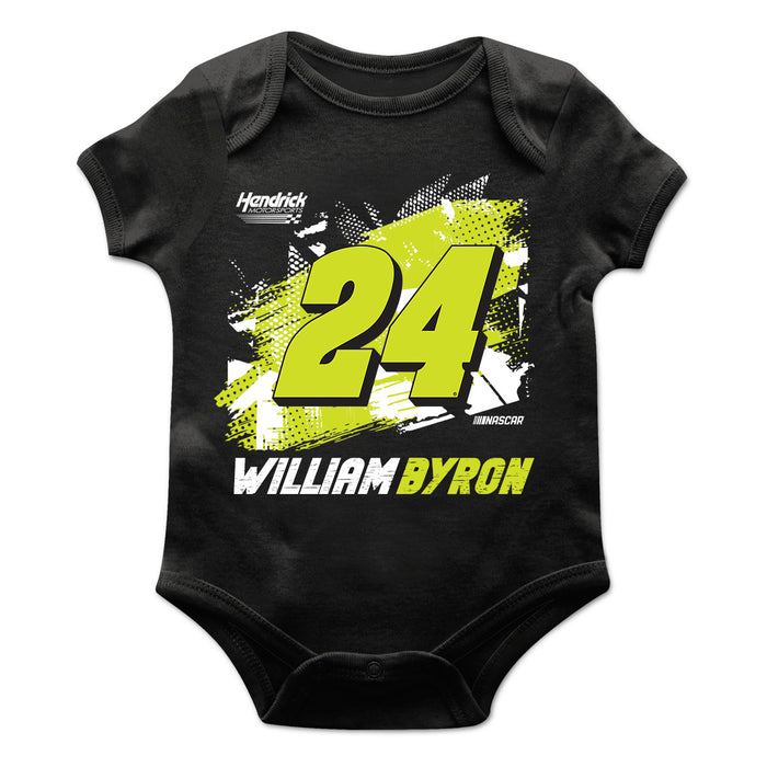 William Byron Cotton Short Sleeve Bodysuit Black