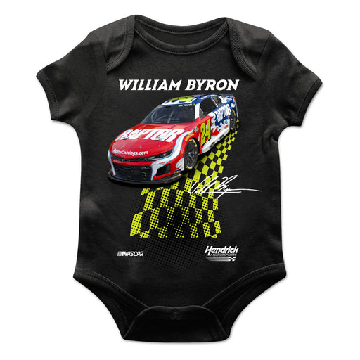 William Byron Cotton Short Sleeve Bodysuit Black