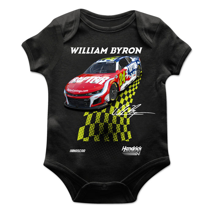 William Byron Cotton Short Sleeve Bodysuit Black