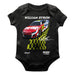 William Byron Cotton Short Sleeve Bodysuit Black