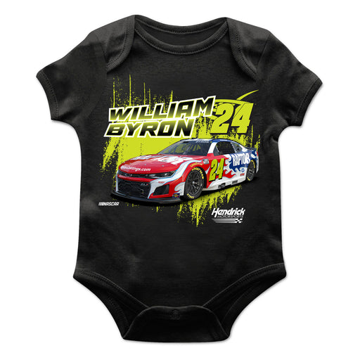 William Byron Cotton Short Sleeve Bodysuit Black