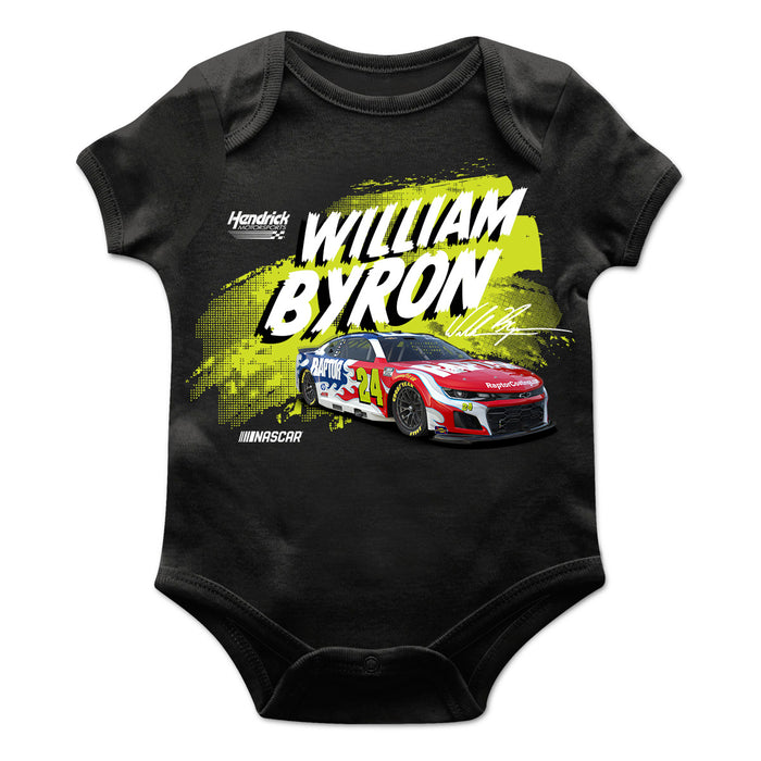 William Byron Cotton Short Sleeve Bodysuit Black