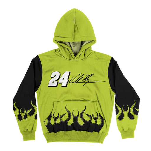 William Byron Vive La Fete Color Block Pullover Hoodie - Green