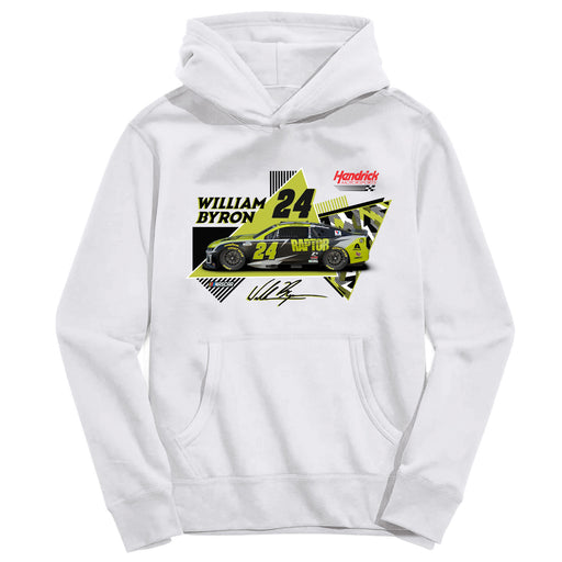 William Byron NASCAR Pullover Hoodie - White