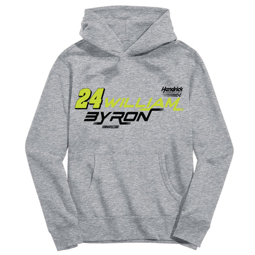 William Byron NASCAR Pullover Hoodie - Grey