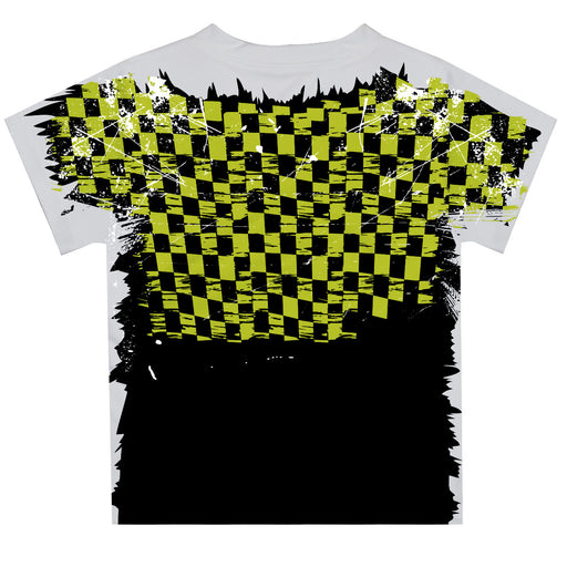 William Byron Vive La Fete Checkered Racing Car T-Shirt- Green - Vive La Fête - Online Apparel Store