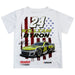 William ByronVive La Fete Flag Racing Car T-Shirt - White
