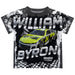 William Byron Vive La Fete Checkered Racing Car T-Shirt- Black