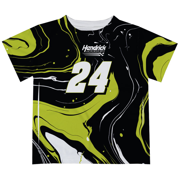 William Byron Vive La Fete NASCAR Marble T-Shirt  - Black
