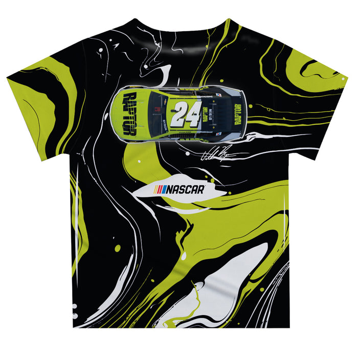William Byron Vive La Fete NASCAR Marble T-Shirt  - Black - Vive La Fête - Online Apparel Store