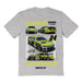 William Byron NASCAR Car View Cotton T-Shirt - Grey