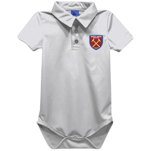 West Ham United Vive La Fete Solid Polo Bodysuit - White
