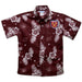 West Ham United Vive La Fete Hawaiian Print Button-Down Shirt - Claret
