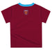 West Ham United Vive La Fete Mono Crest T-Shirt - Maroon - Vive La Fête - Online Apparel Store