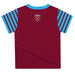 West Ham United Vive La Fete Mono Crest T-Shirt - Maroon - Vive La Fête - Online Apparel Store