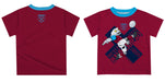 West Ham United Vive La Fete Hammerhead Kicking The Ball T-Shirt - Maroon - Vive La Fête - Online Apparel Store