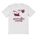 West Ham United Impressions Artwork White Youth Cotton T-Shirt