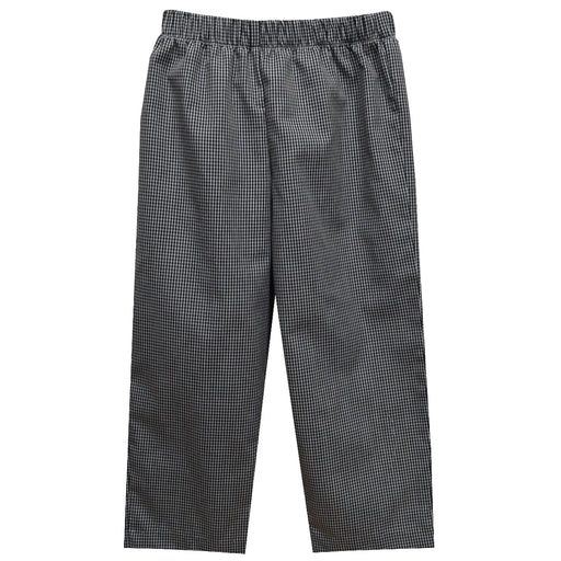 Black Gingham Boys Pull on Pant