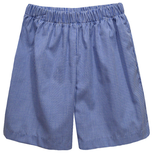 Royal Gingham Boys Pull on Short
