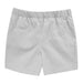 Gray Gingham Boys Pull on Short with Pockets