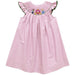 Princess Smocked Pink Gingham Angel Wing Girls Bishop