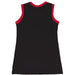 Black and Red Sleeveless Cheerleader A Line Dress - Vive La Fête - Online Apparel Store