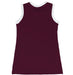 Maroon and White Sleeveless Cheerleader A Line Dress - Vive La Fête - Online Apparel Store