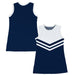 Navy and White Sleeveless Cheerleader A Line Dress - Vive La Fête - Online Apparel Store
