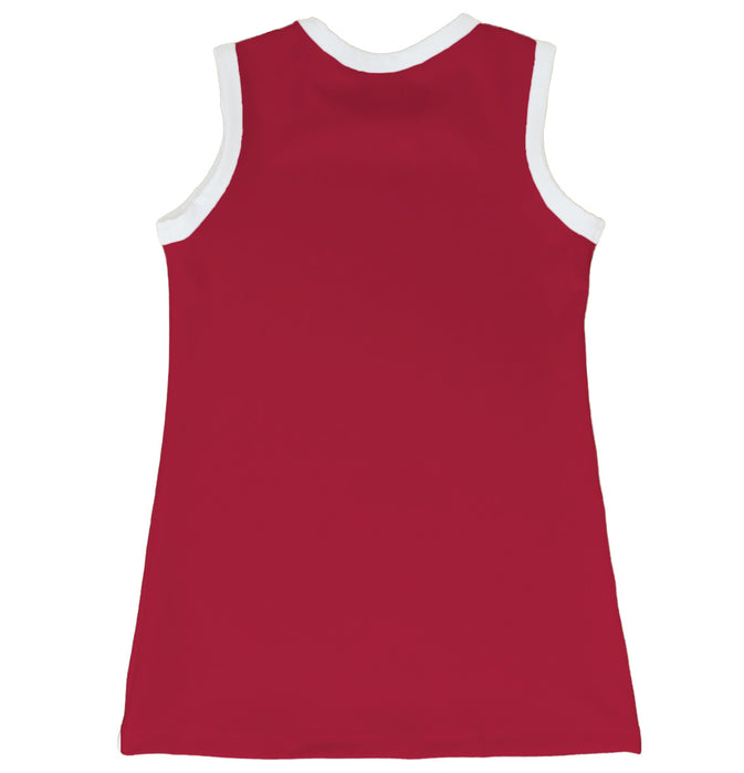 Red and White Sleeveless Cheerleader A Line Dress - Vive La Fête - Online Apparel Store