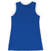 Royal and White Sleeveless Cheerleader A Line Dress - Vive La Fête - Online Apparel Store