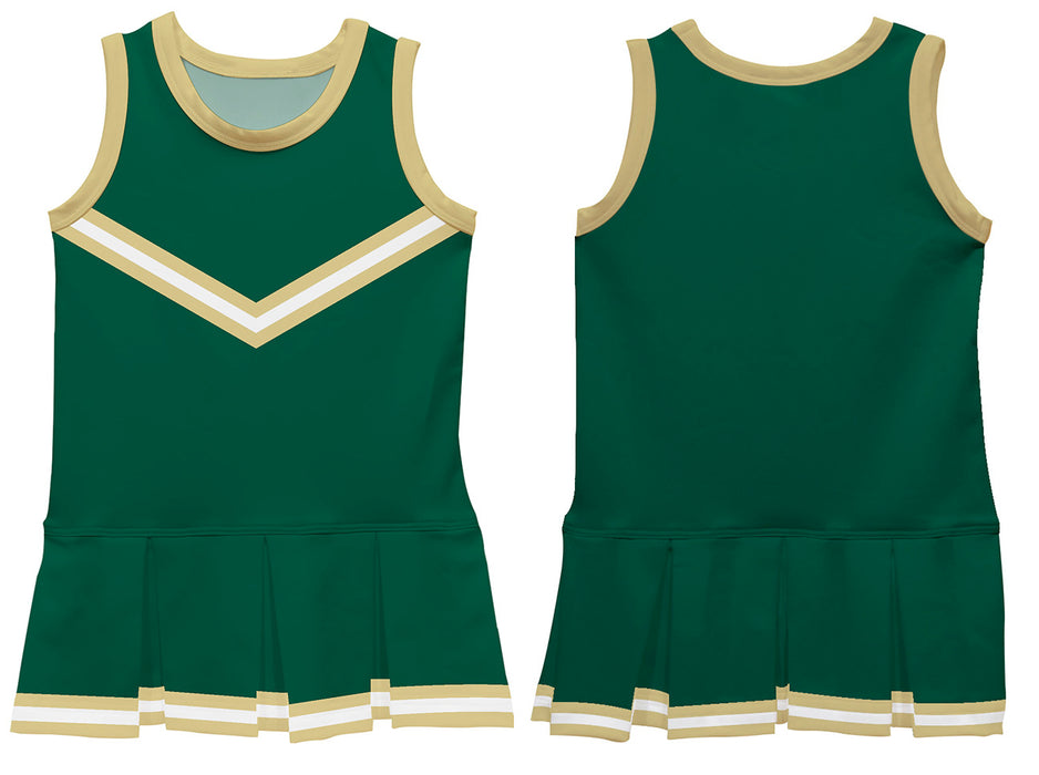 Green Gold Sleeveless Cheerleader Dress - Vive La Fête - Online Apparel Store