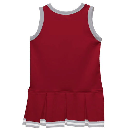 Maroon Gray Sleeveless Cheerleader Dress - Vive La Fête - Online Apparel Store